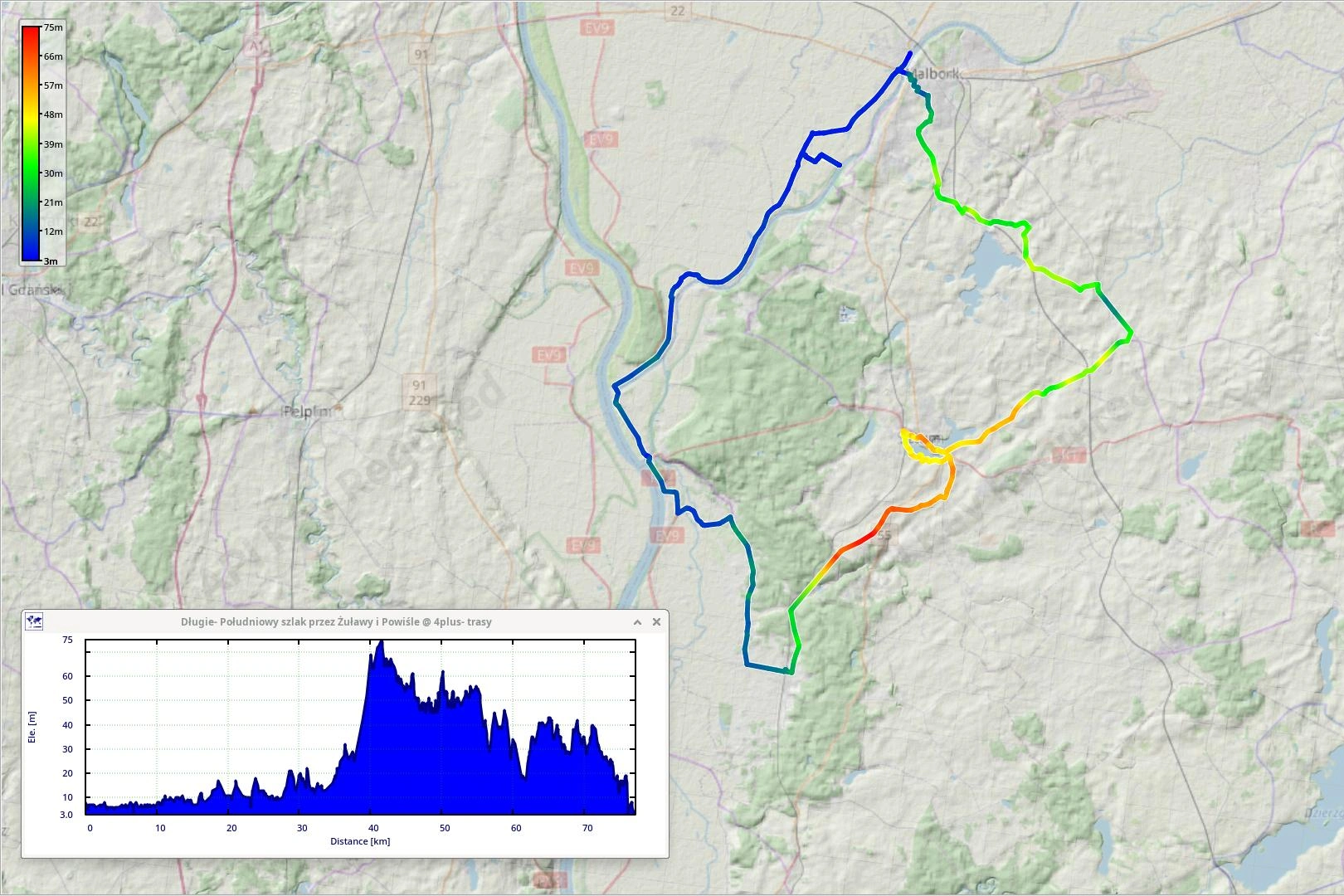 Południowy szlak przez Żuławy i Powiśle
