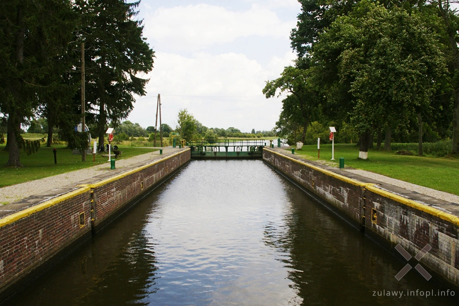 Stopień wodny na Nogacie w Wiercinach (Michałowo)