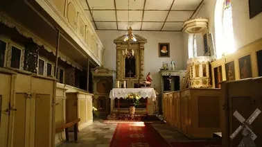 Wnętrze kościoła w Krzywym Kole