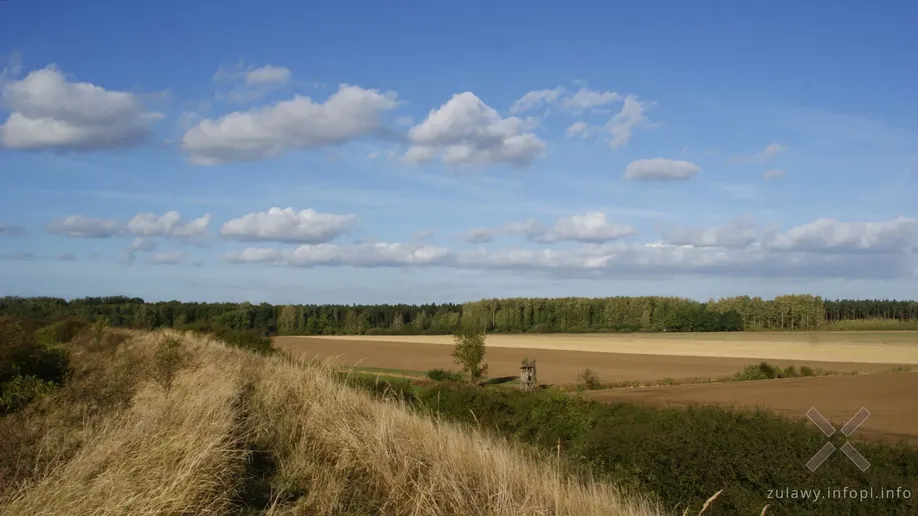 Widok z wału przeciwpowodziowego